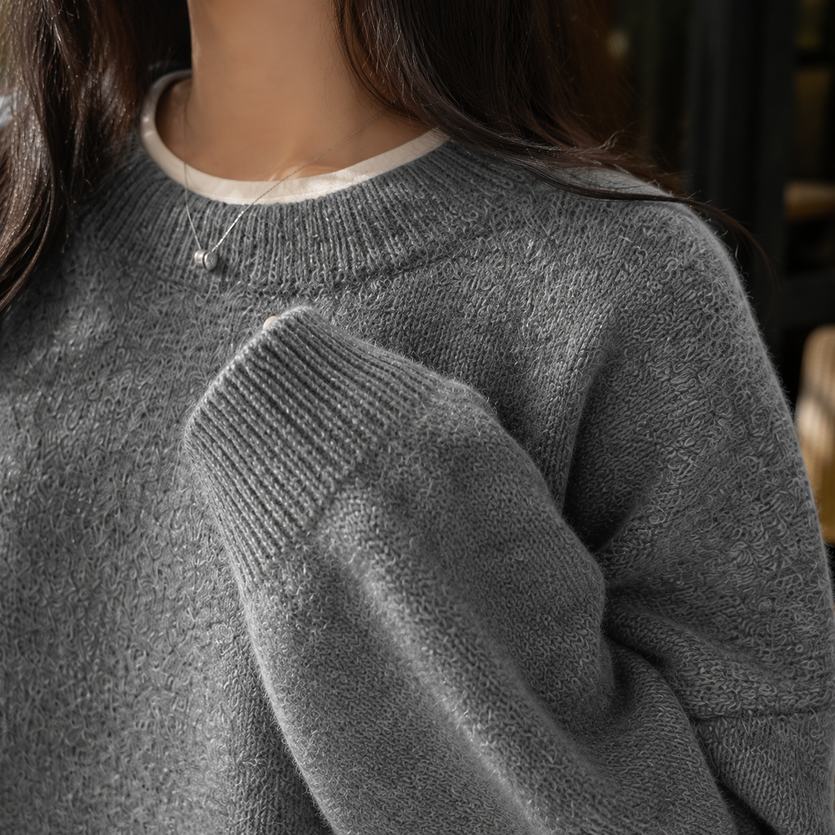Isla Crewneck Sweater - Lead Product Detail