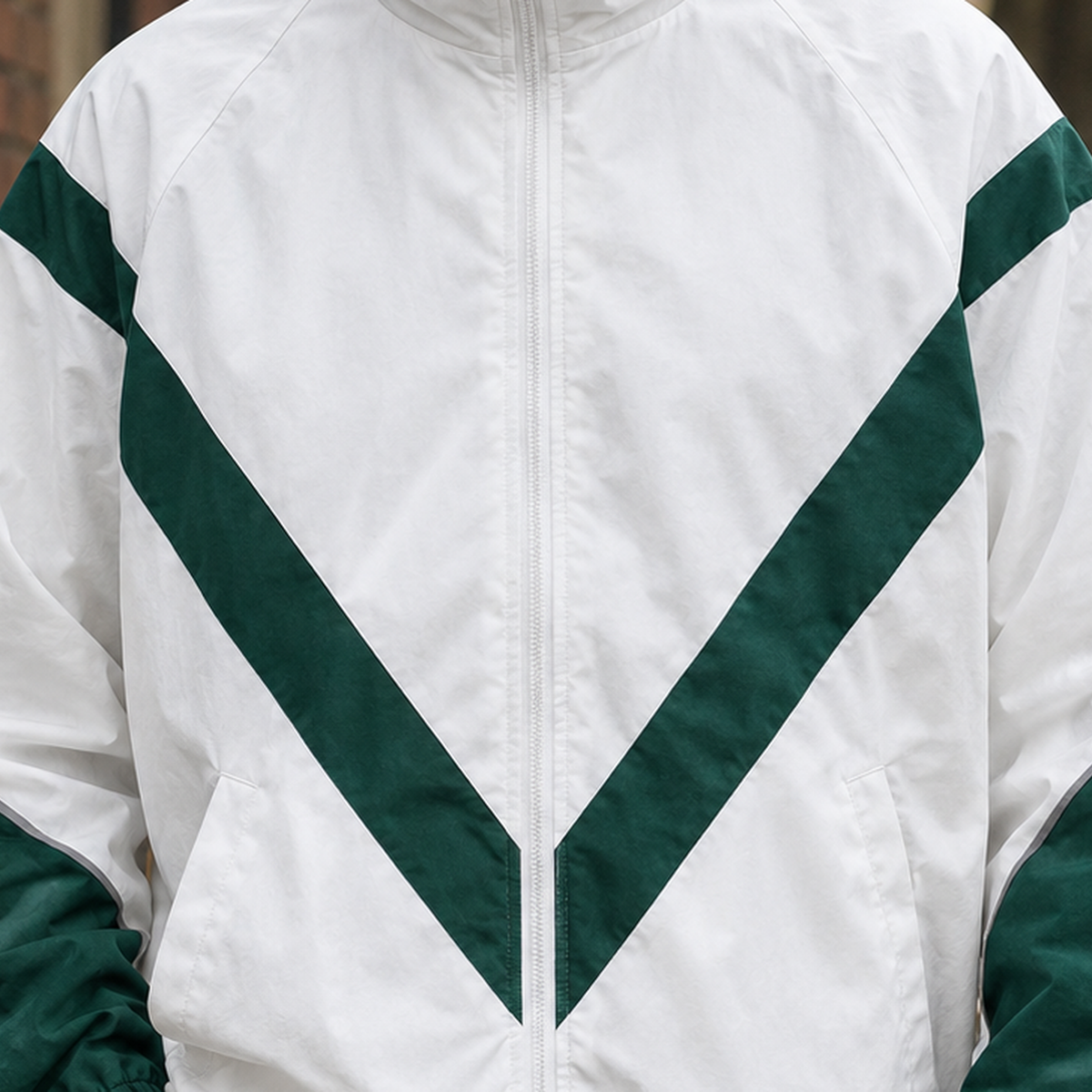 Charles-Dean Color Block Jacket - Lead Product Detail