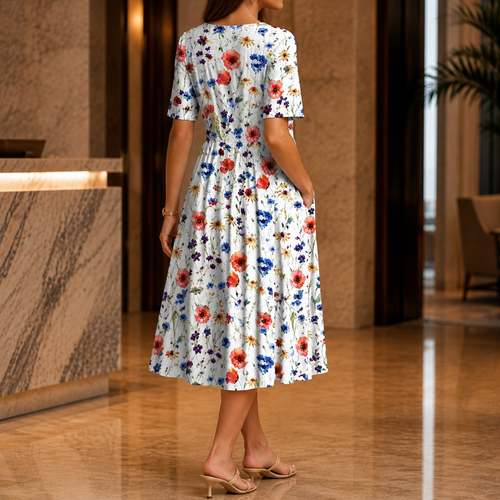 Ada A-Line Dress - Lead Alternate View