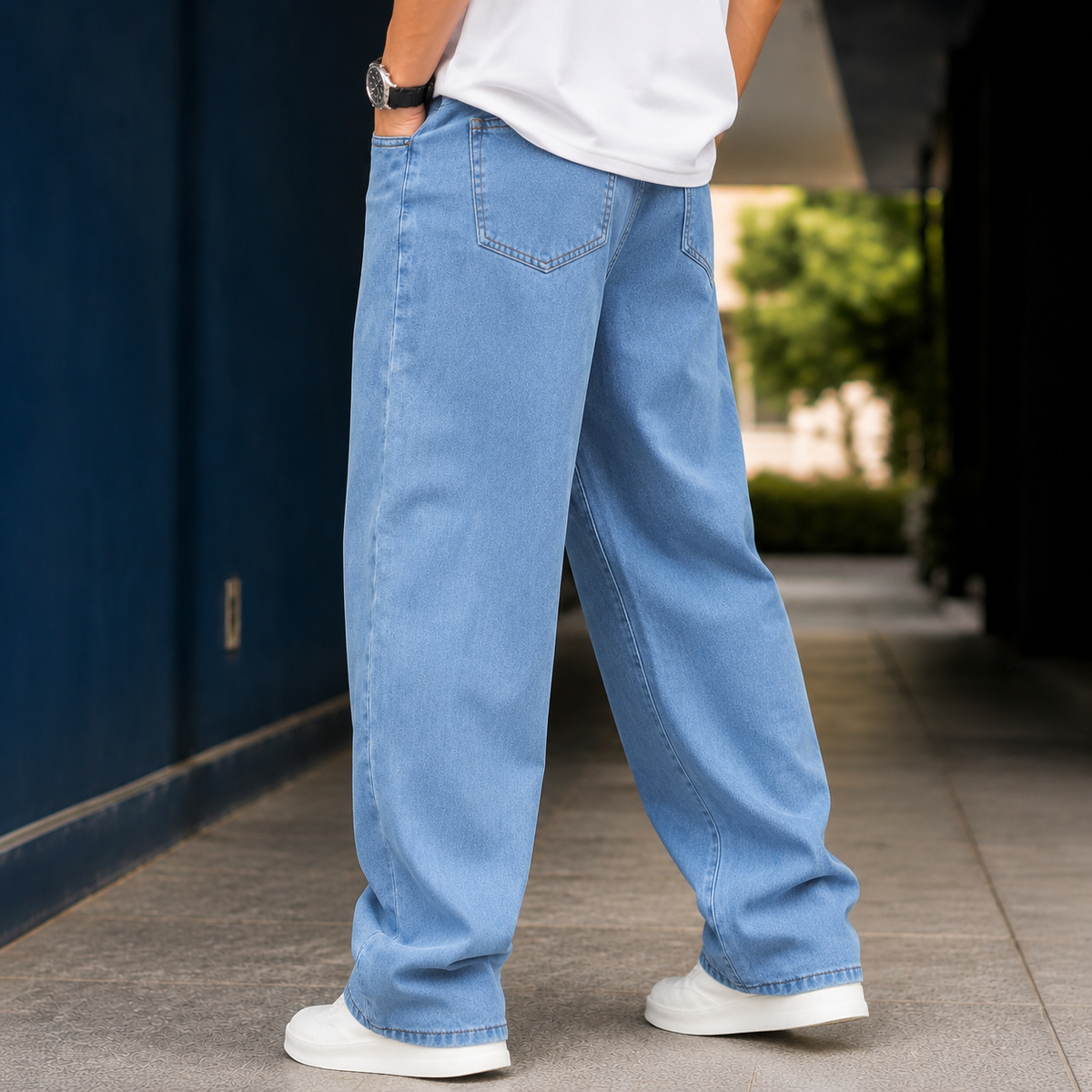 Nash Baggy Jeans - Lead Alternate View