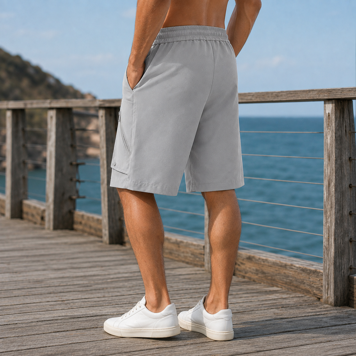 Austin Relaxed Shorts - Lead Alternate View