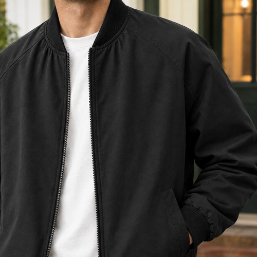 Asher Bomber Jacket - Lead Product Detail