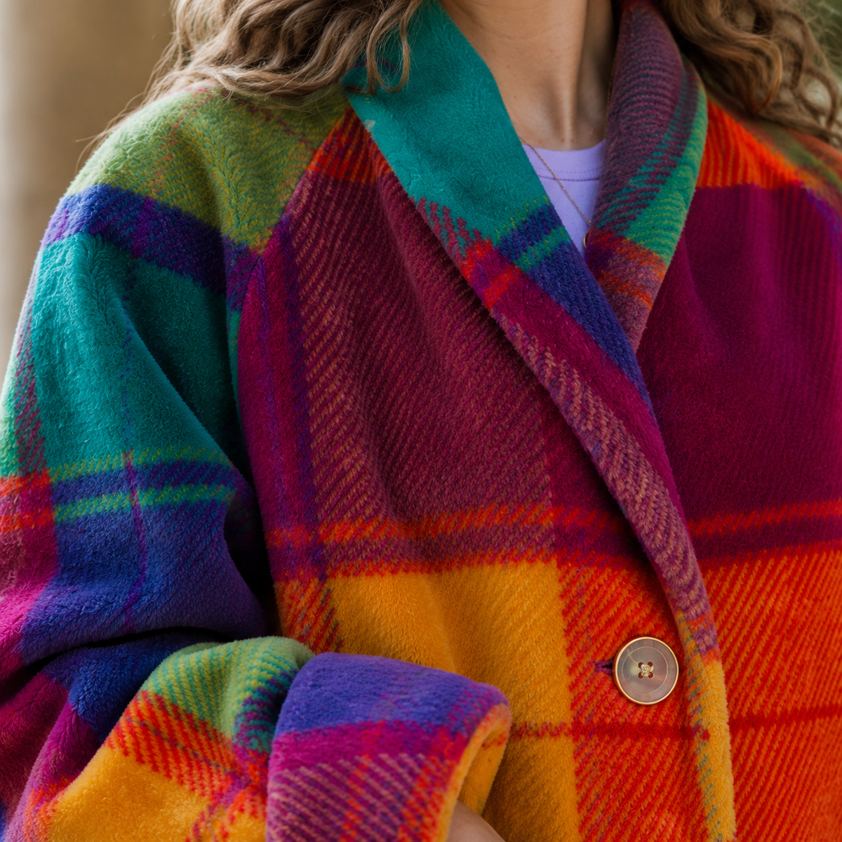 Solene-Mae Plaid Jacket - Lead Product Detail