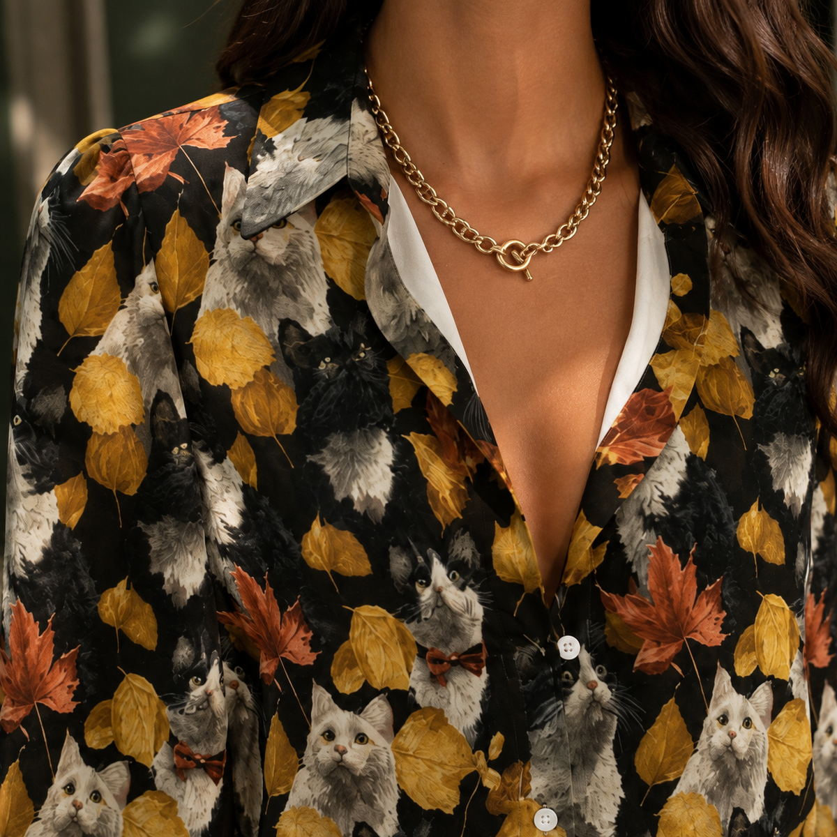 Eleanora Printed Blouse - Lead Product Detail