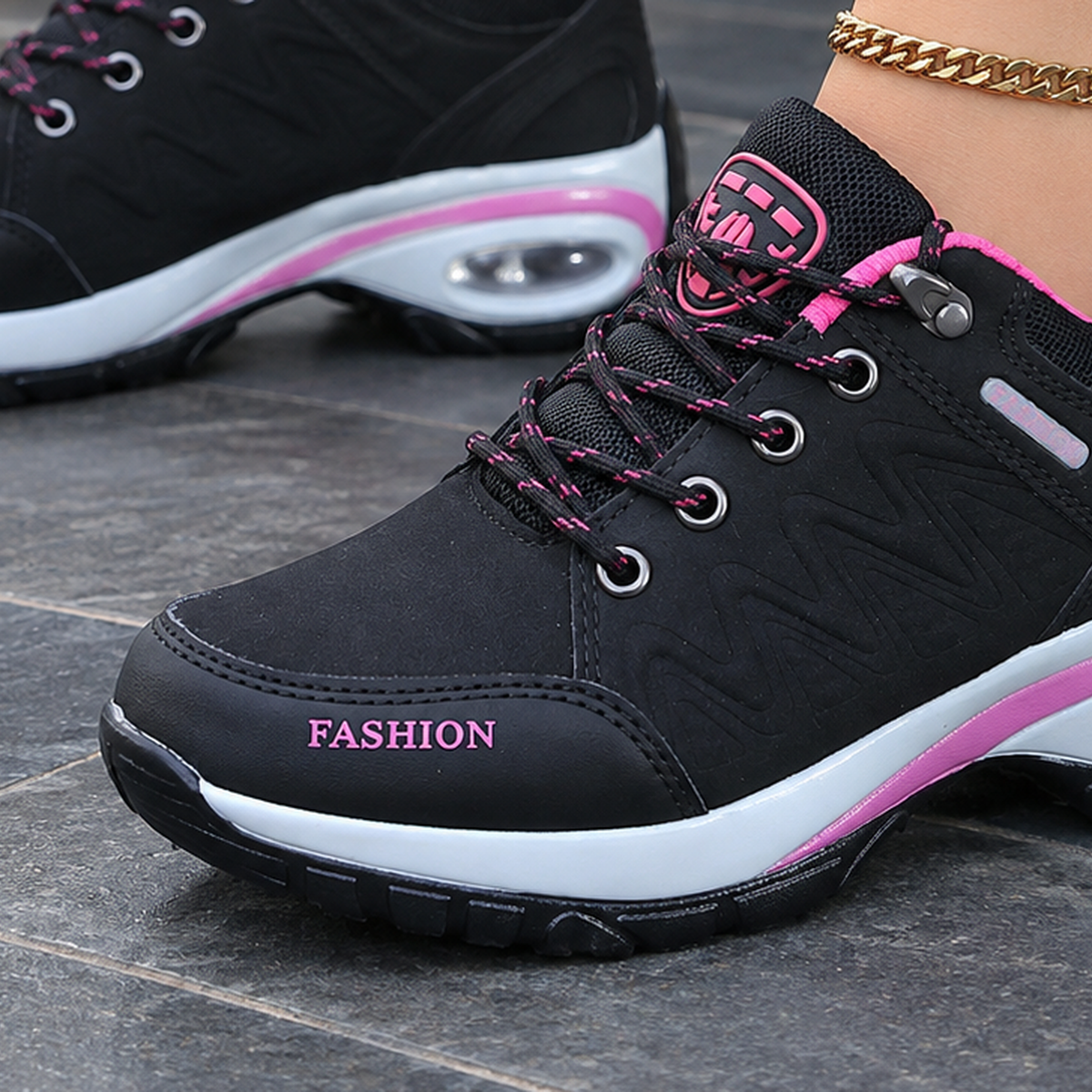 Colonna Wedge Sneakers - Lead Product Detail