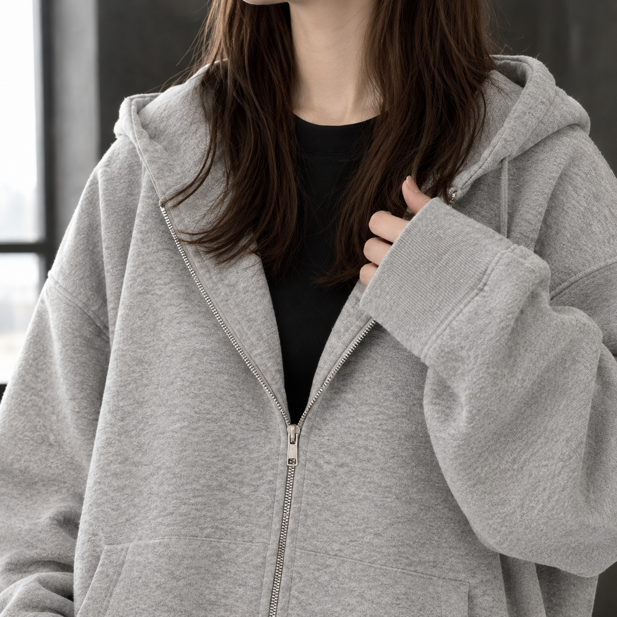 Lavinia-Mae Oversized Hoodie - Lead Product Detail