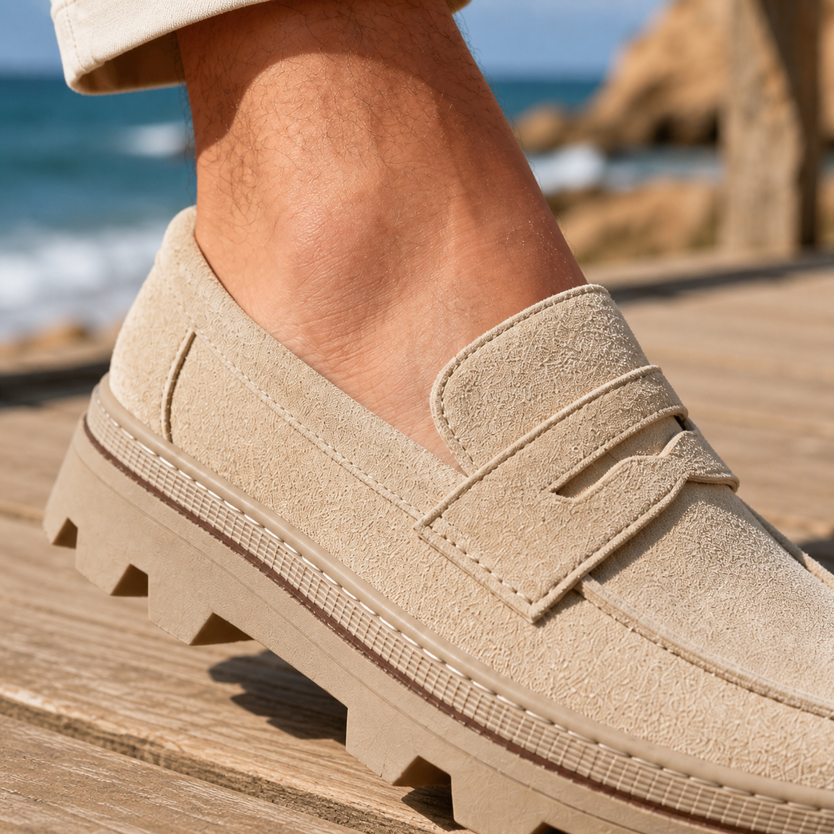Lecce Suede Loafers - Lead Product Detail