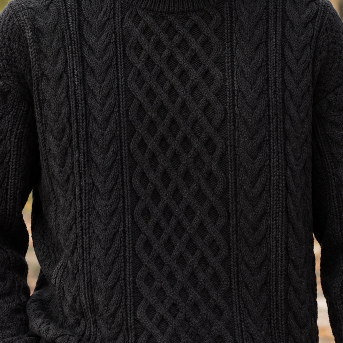 Finley Cable Knit Sweater - Lead Product Detail