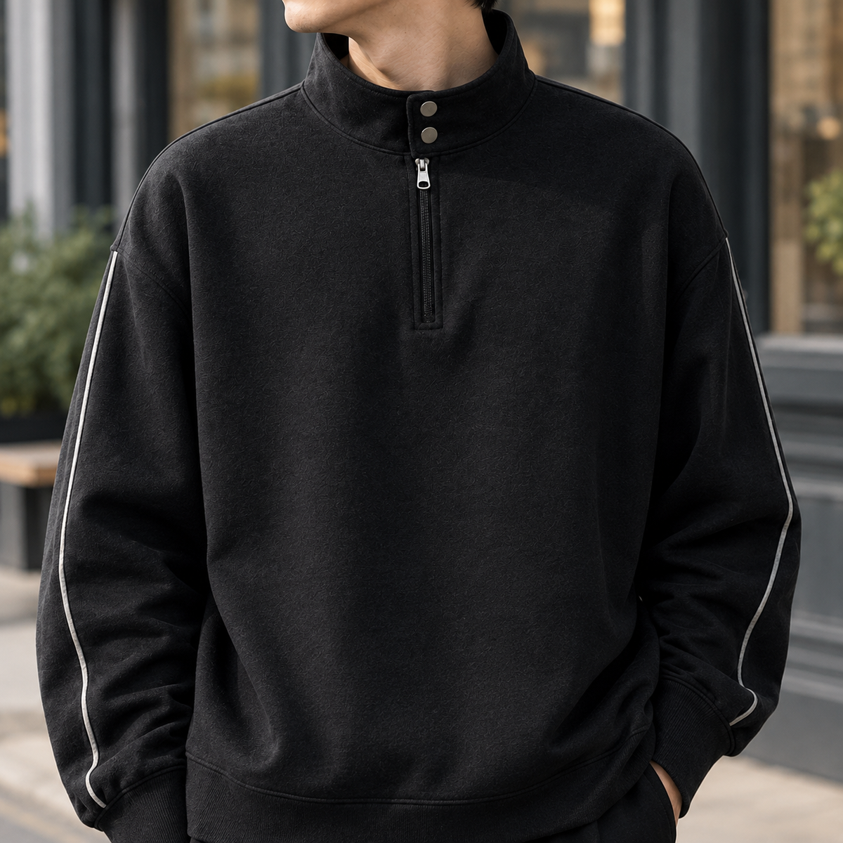 Arlo Quarter-Zip Sweatshirt - Lead Product Detail
