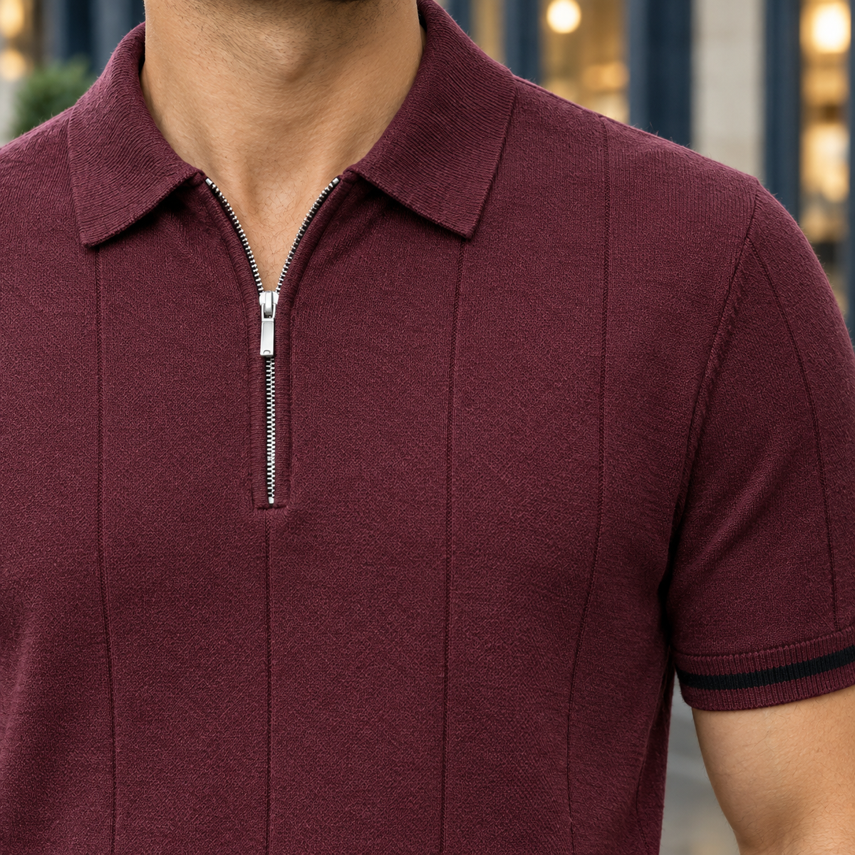 Donatien Zip Polo - Lead Product Detail