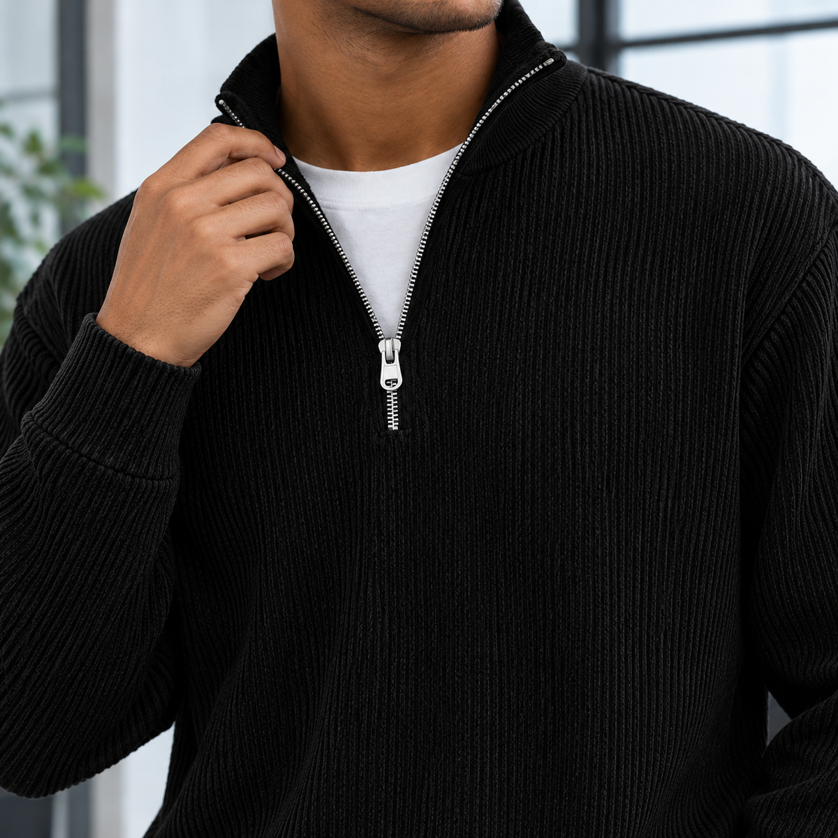 Silvain Quarter Zip Pullover - Lead Product Detail