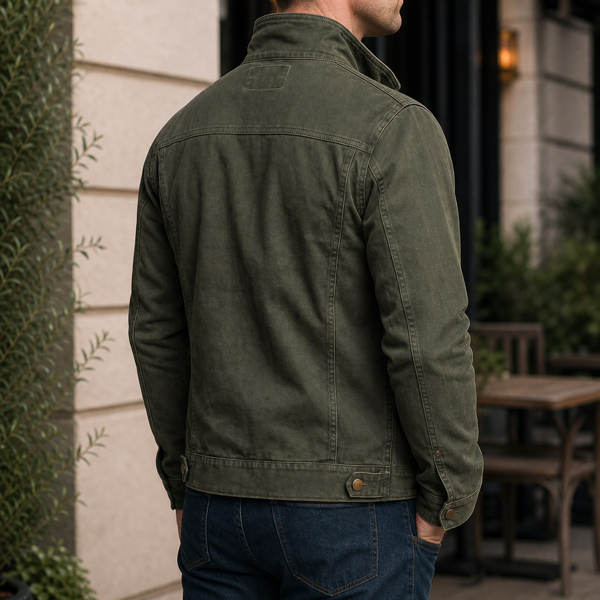Huston Military Jacket - Lead Alternate View