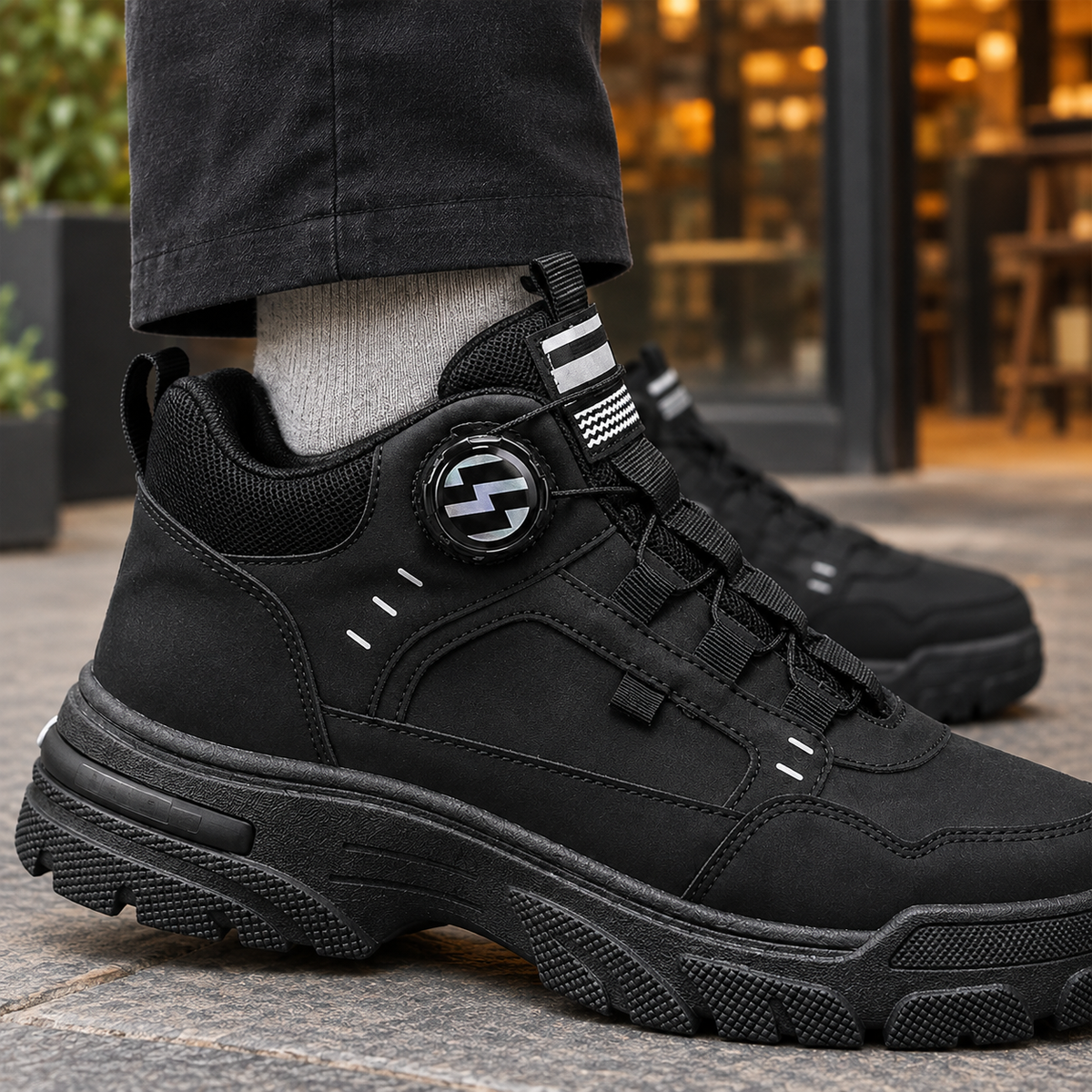 Mantegna Chunky Sneakers - Lead Product Detail