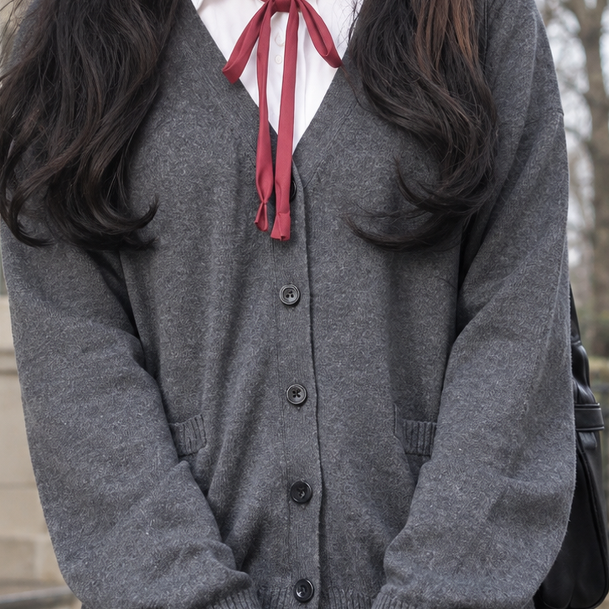 Ilaria-Lane V Neck Cardigan - Lead Product Detail