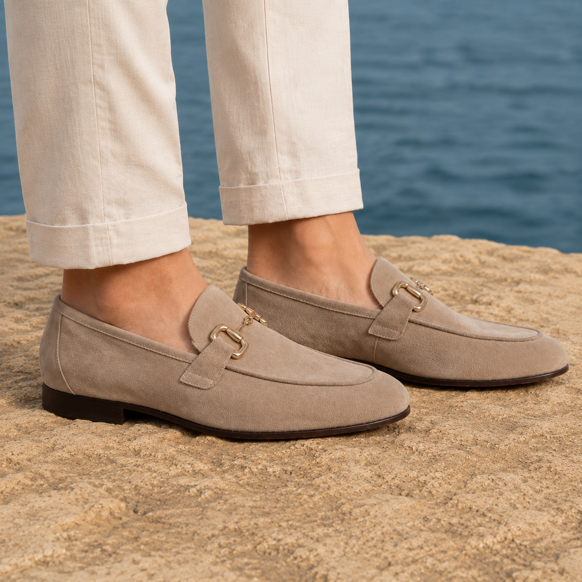 Rossetti Suede Loafers - Lead Alternate View
