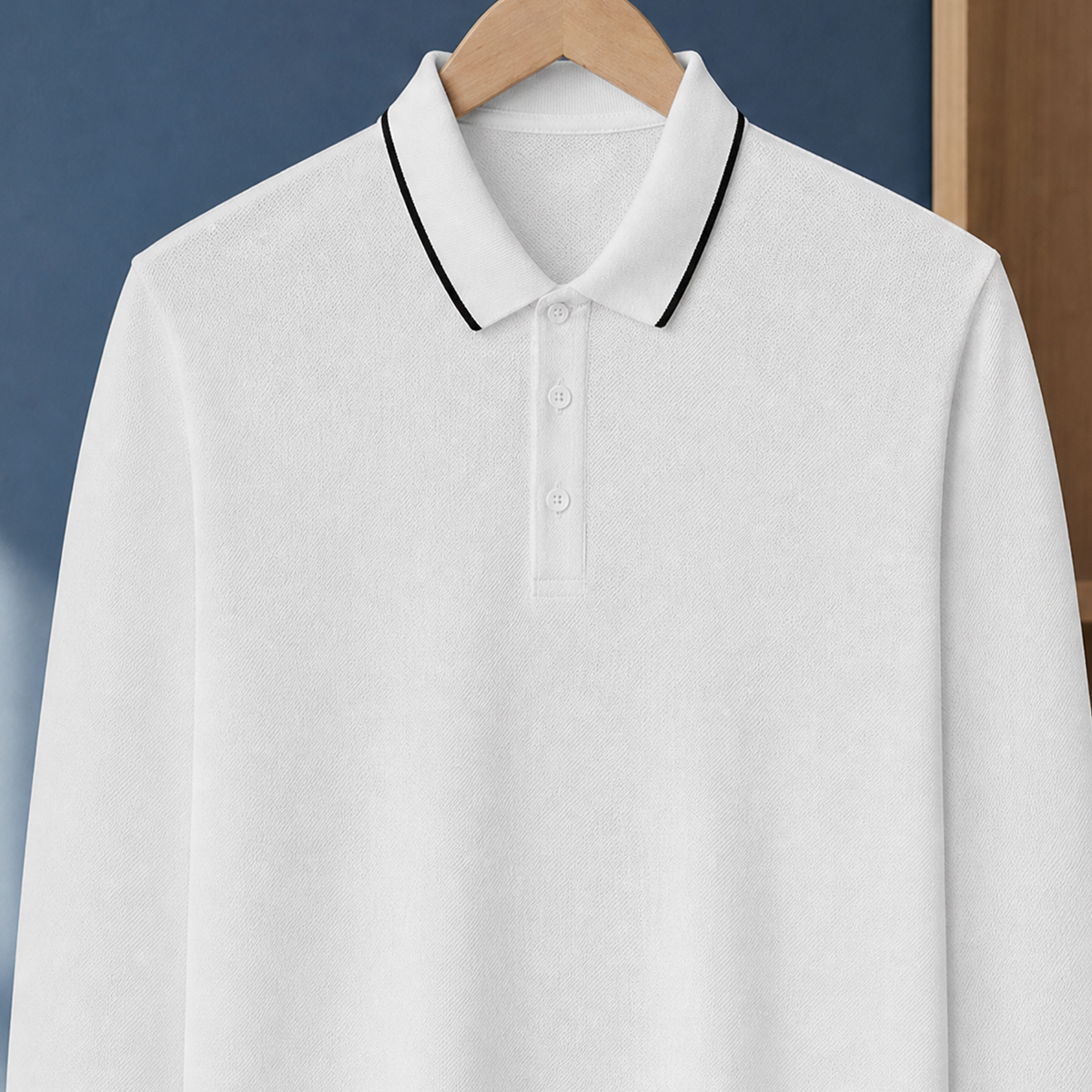Jocelyn Tipped Collar Polo - Lead Product Detail