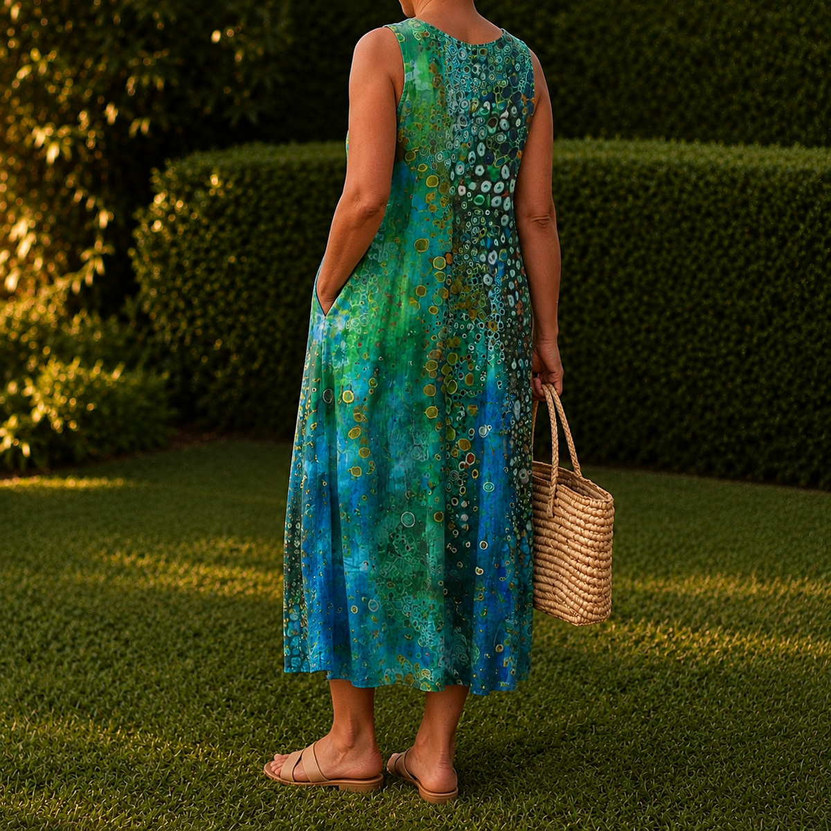 Delphine Cocoon Dress - Lead Alternate View