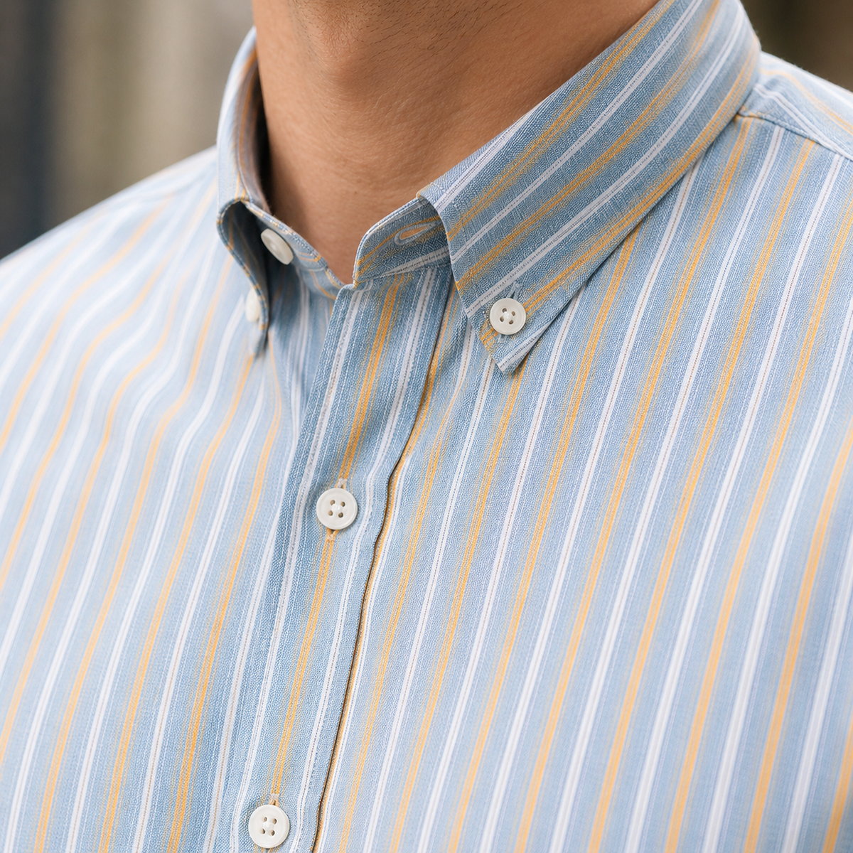 Roland Patterned Shirt - Lead Product Detail