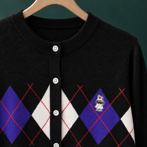 Alexia Argyle Cardigan - Lead Product Detail