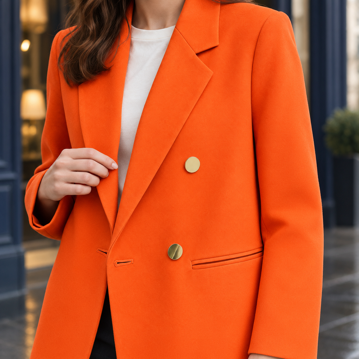 Delia Notched Blazer - Lead Product Detail