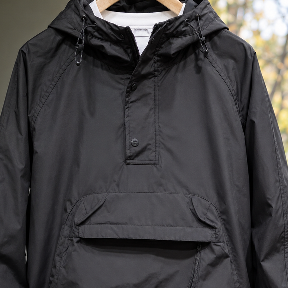 Cassian-Dean Hooded Anorak Jacket - Lead Product Detail