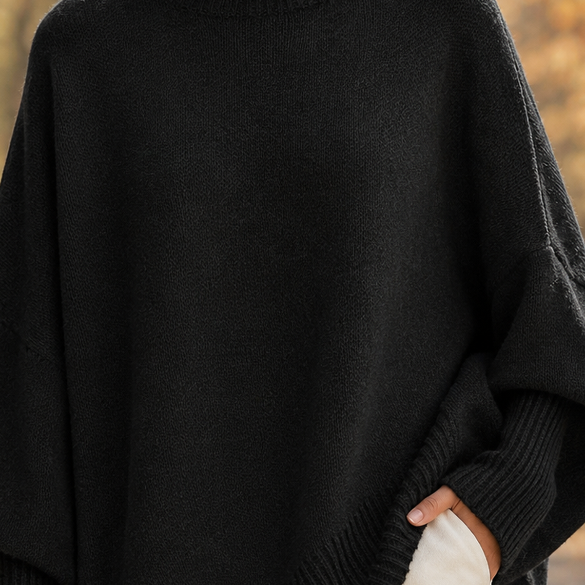 Chiara-Marie Asymmetric Sweater - Lead Product Detail