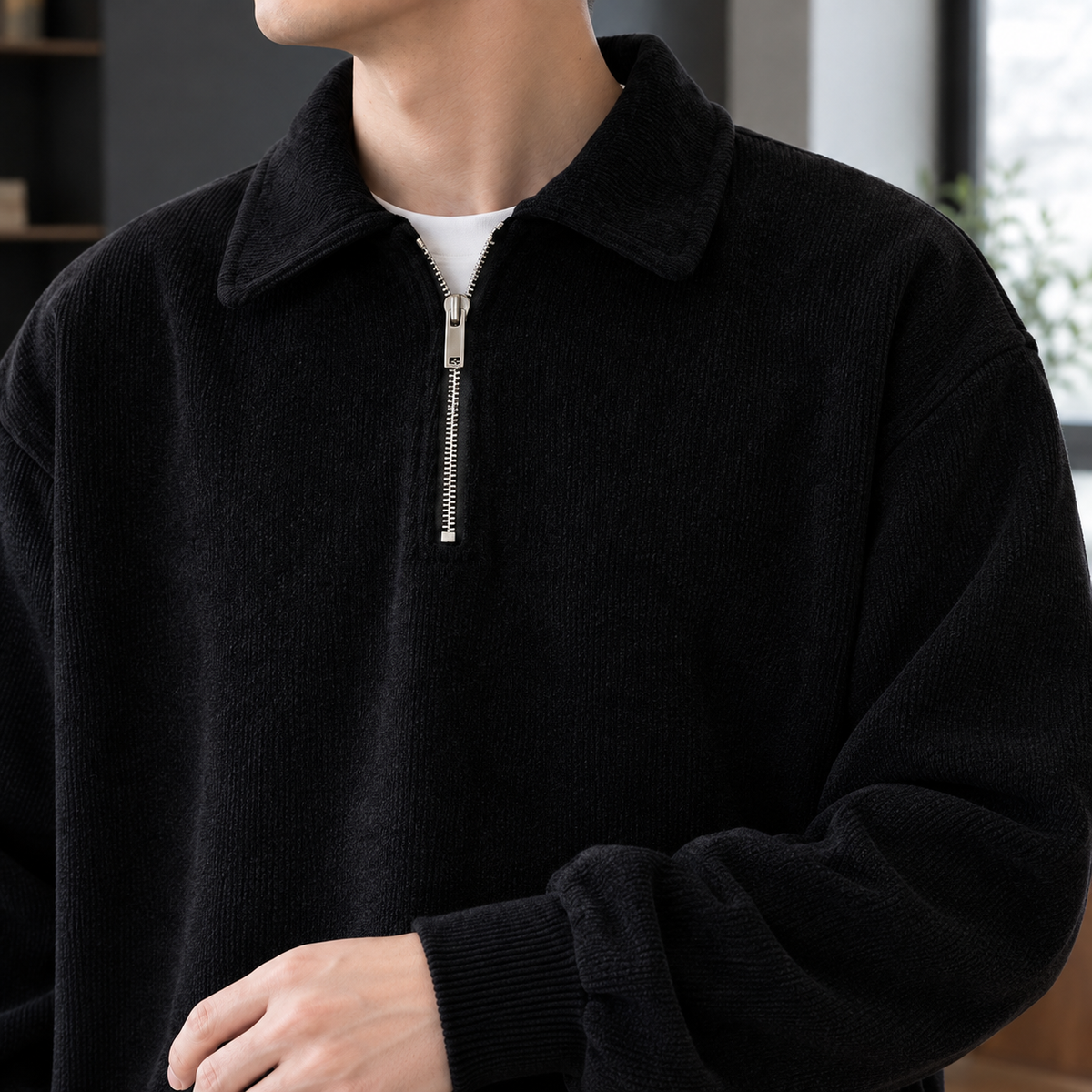Harrison Quarter Zip Sweater - Lead Product Detail
