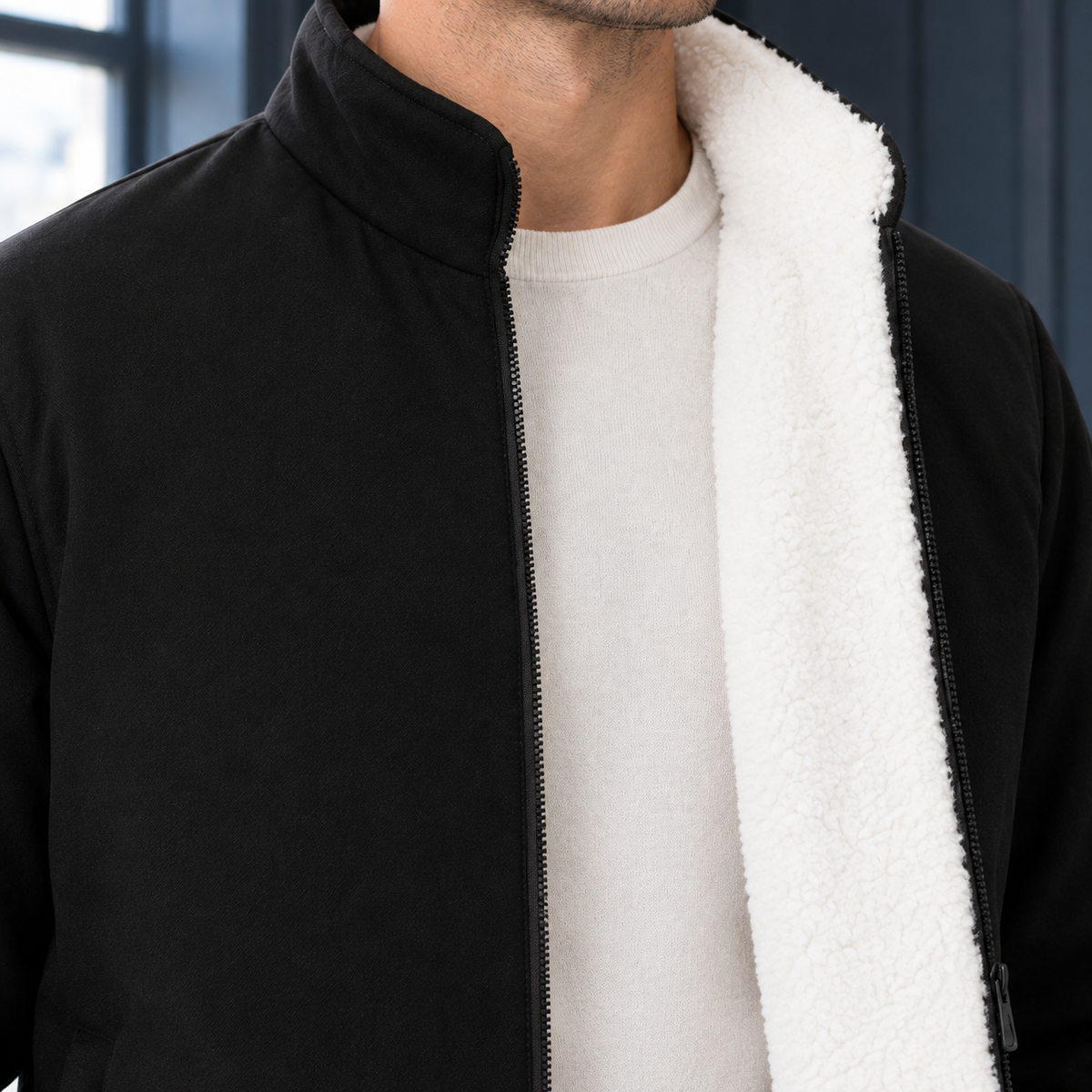Jay Fleece-Lined Jacket - Lead Product Detail