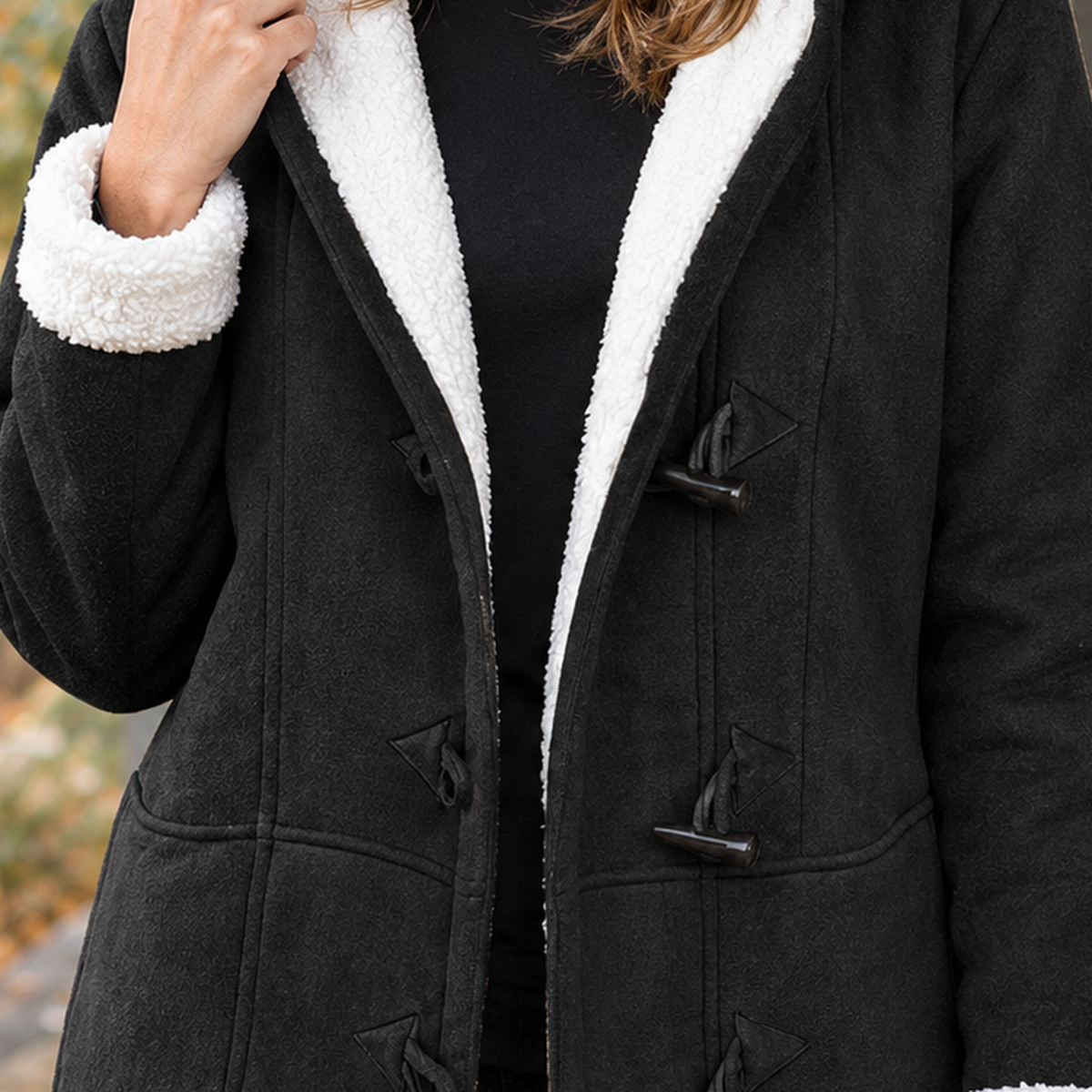 Gwendolyn-Marie Toggle Overcoat - Lead Product Detail