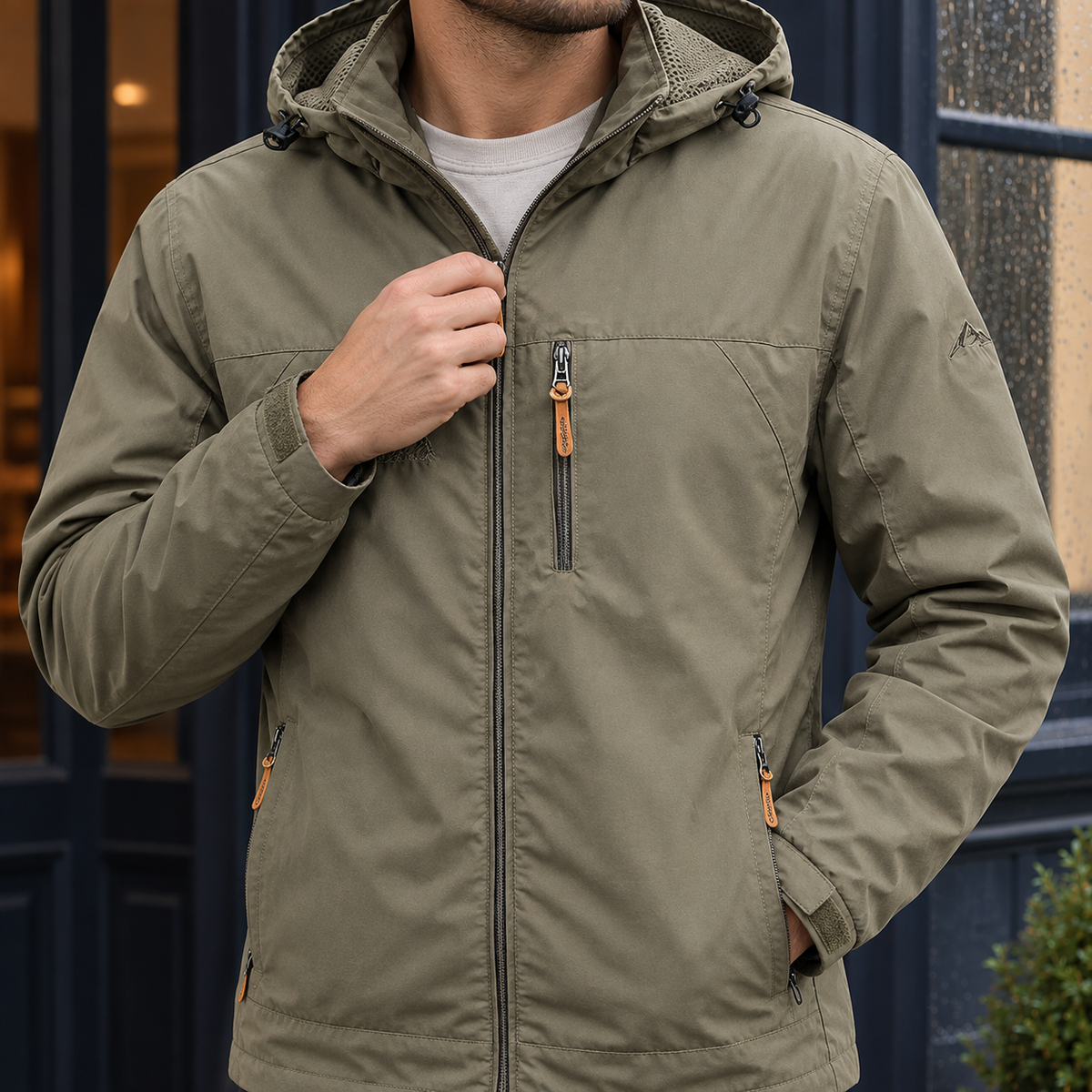 Otis Hooded Jacket - Lead Product Detail
