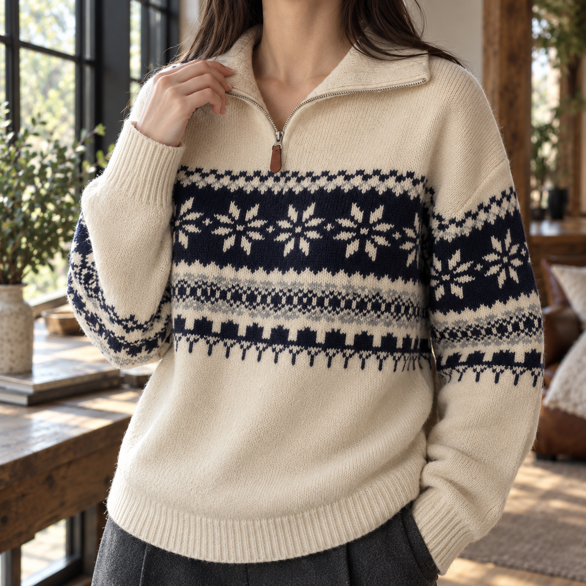 Clarisse Fair Isle Sweater - Lead Product Detail
