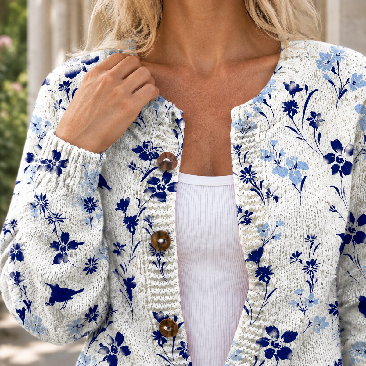 Hazel-Marie Floral Cardigan - Lead Product Detail