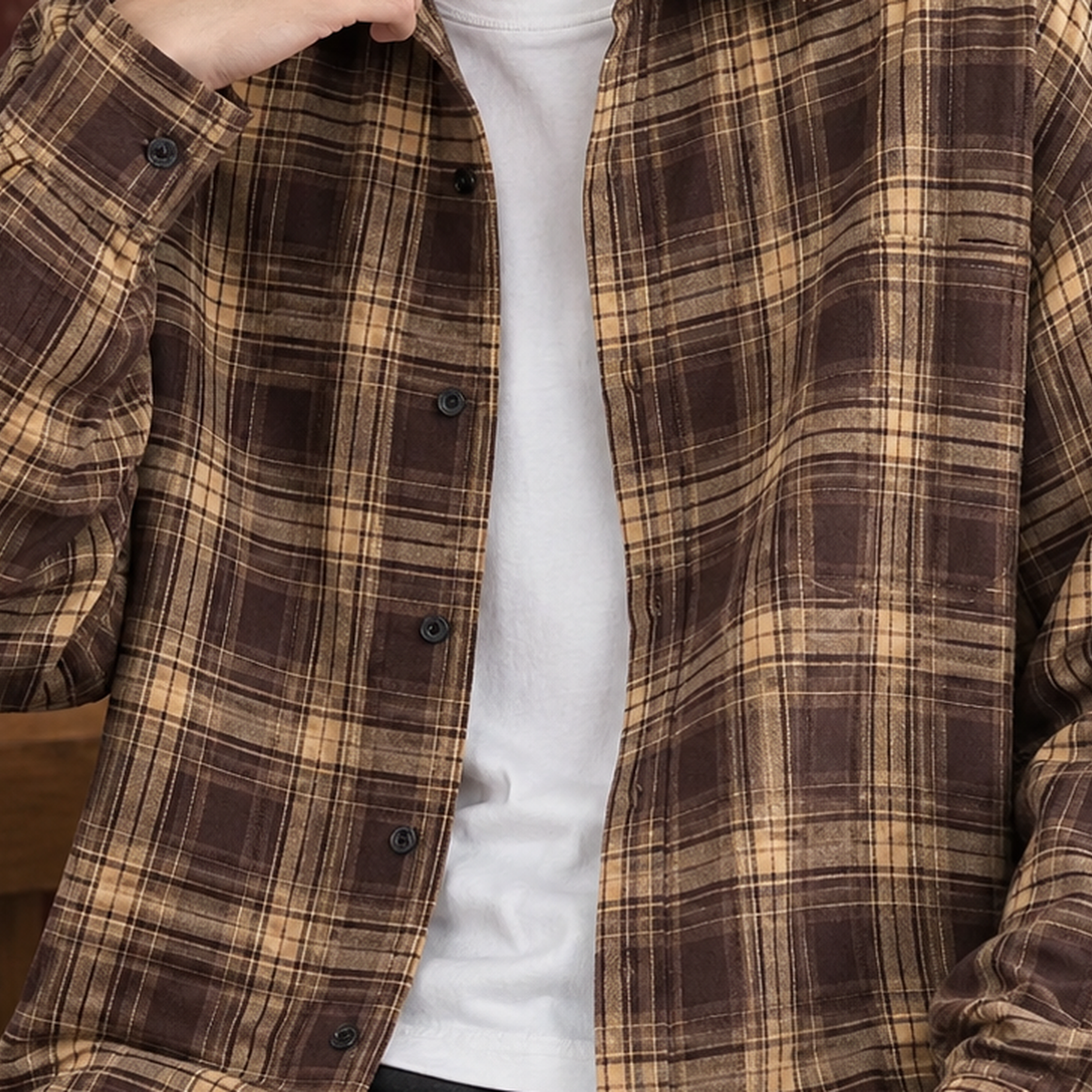 Armand-Jude Plaid Overshirt - Lead Product Detail