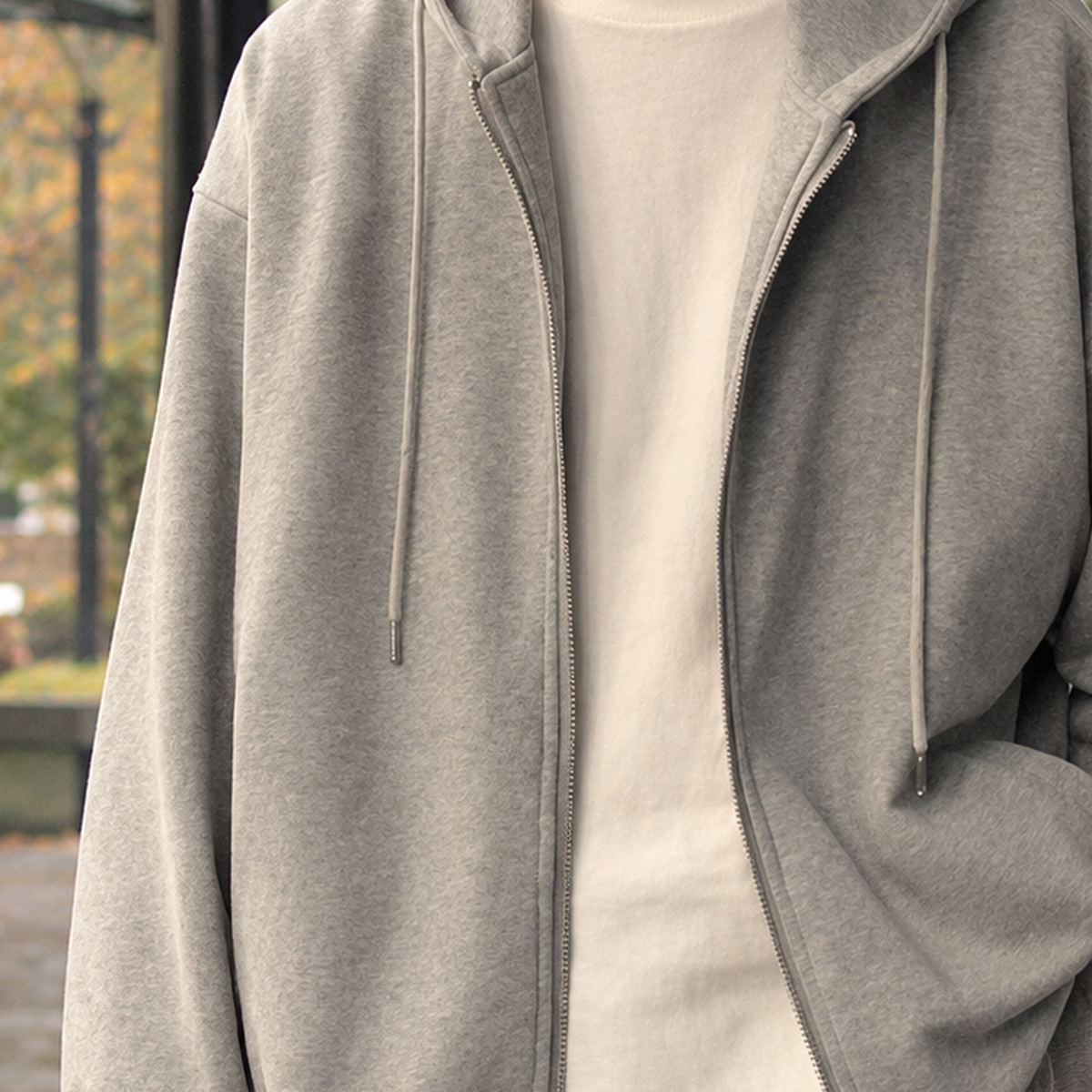 Chandler Hooded Zip Jacket - Lead Product Detail