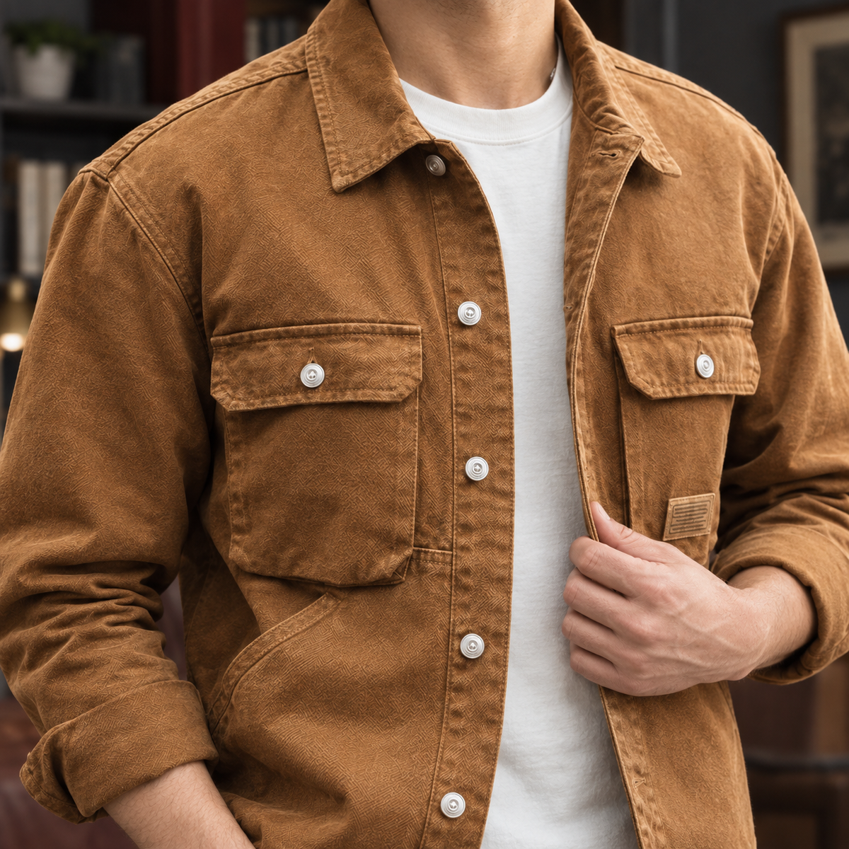 Nathaniel Utility Jacket - Lead Product Detail