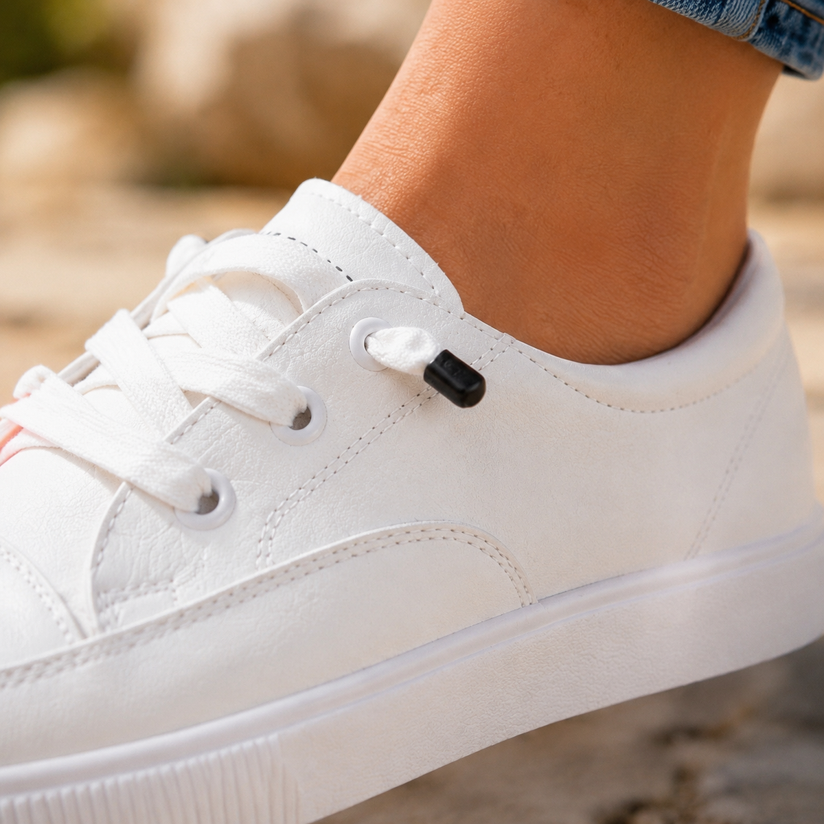 Rizzi Lace-Up Sneakers - Lead Product Detail