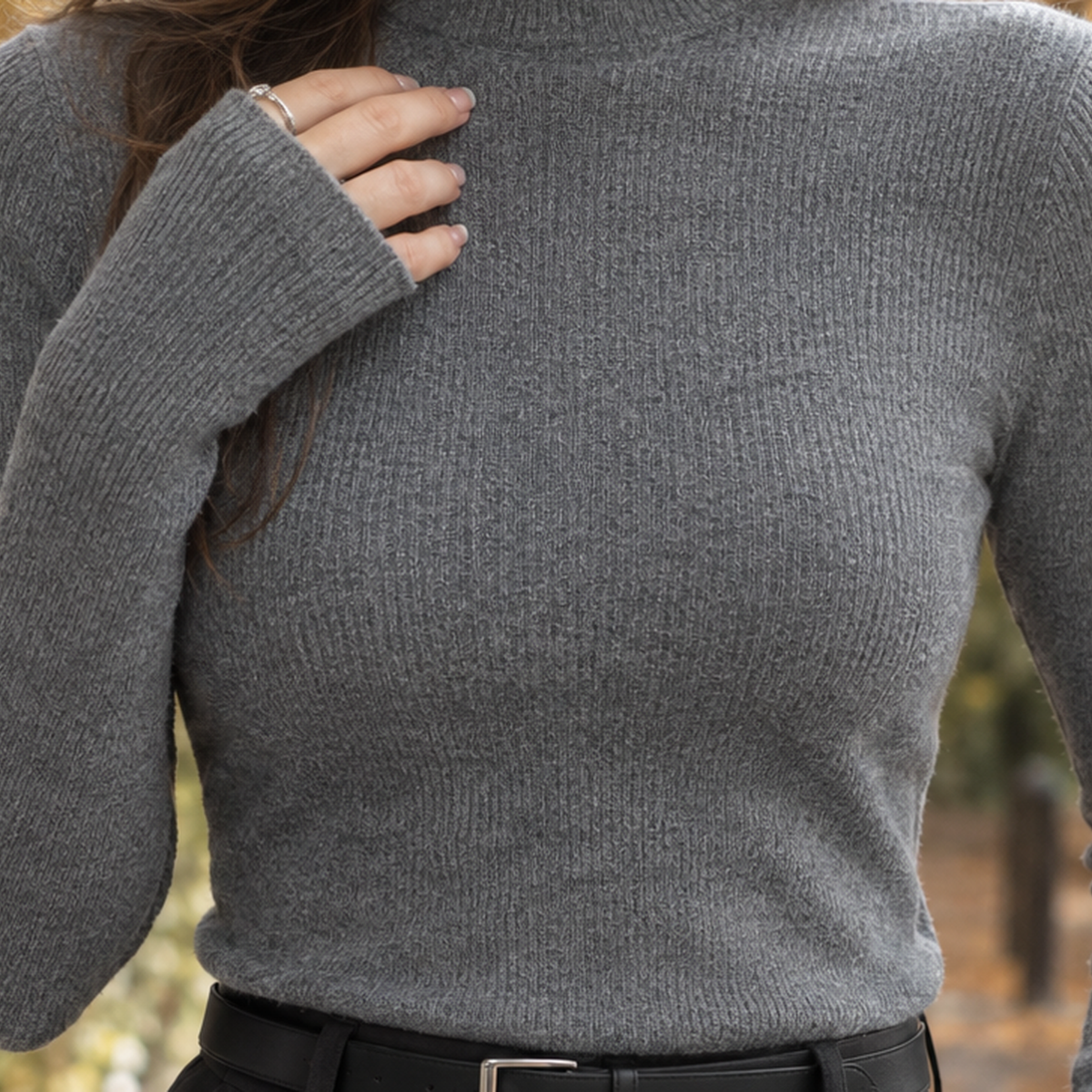 Ariana-Louise Wool Top - Lead Product Detail