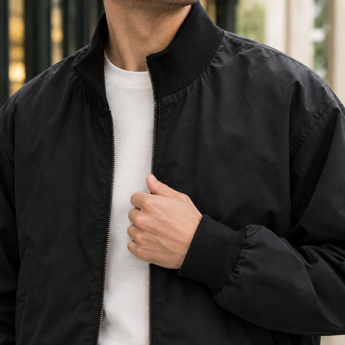 Holden Stand Collar Jacket - Lead Product Detail