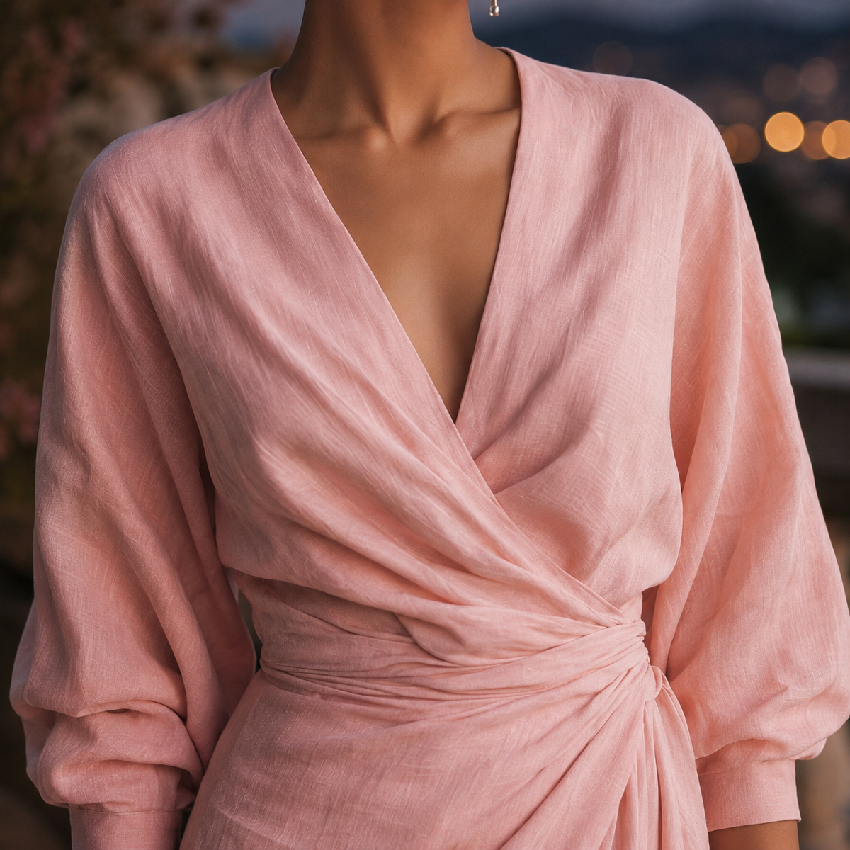 Valentina-Louise Wrap Maxi Dress - Lead Product Detail