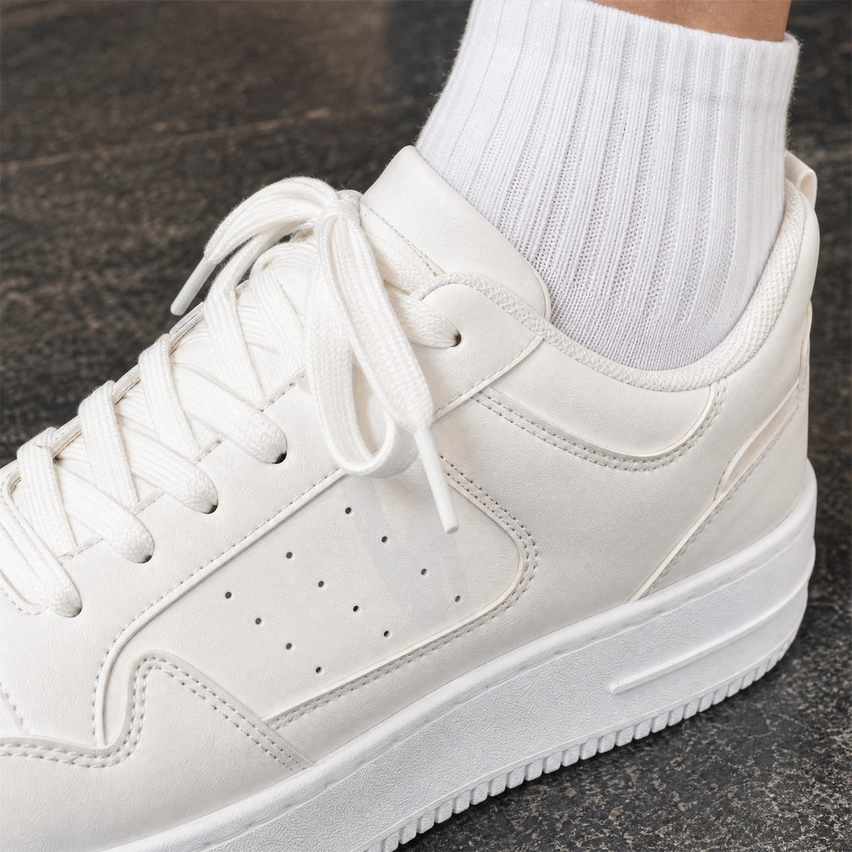 Mantova Platform Sneakers - Lead Product Detail