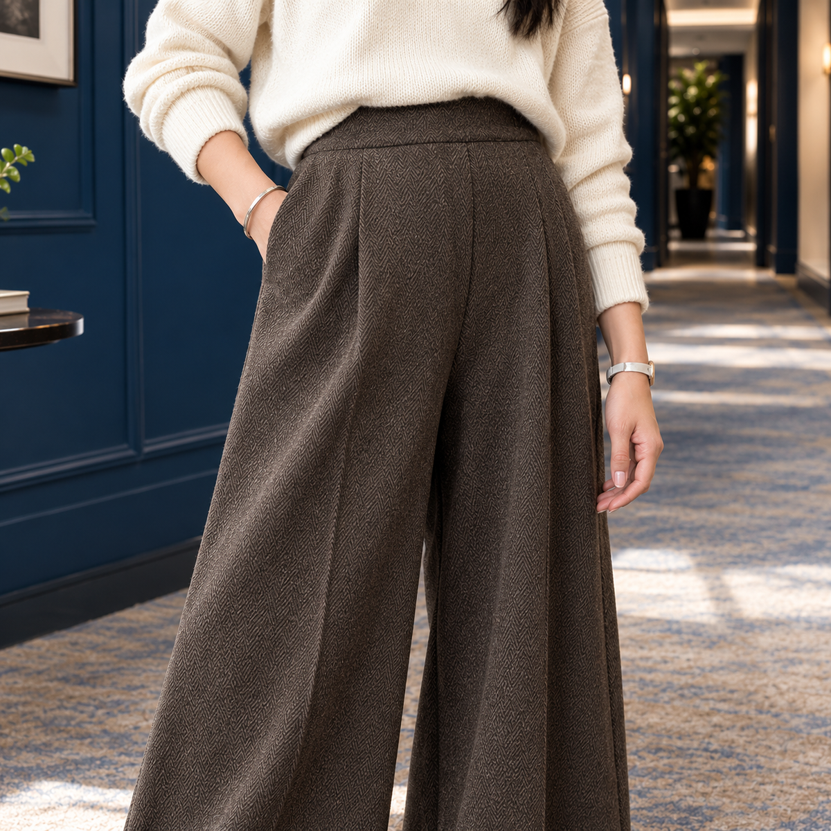 Jemima Wide Leg Pants - Lead Product Detail
