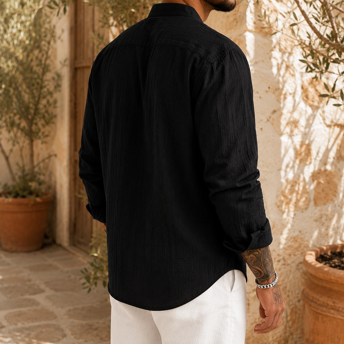 Carter Henley Shirt - Lead Alternate View