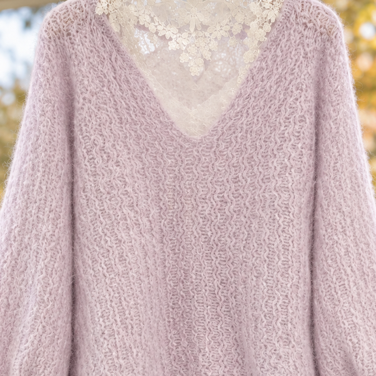 Marcella-Mae V Neck Top - Lead Product Detail