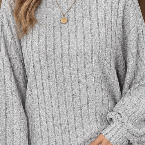 Arwen-Sage Ribbed Top - Lead Product Detail