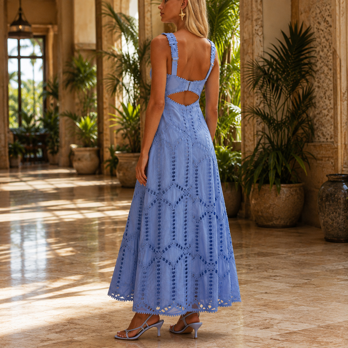 Willa Cutout Maxi Dress - Lead Alternate View