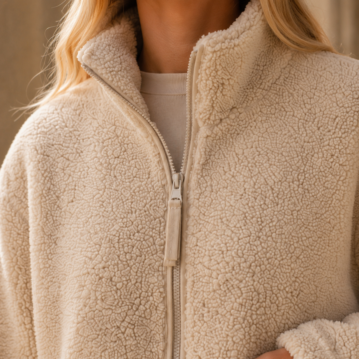 Sonia Teddy Jacket - Lead Product Detail