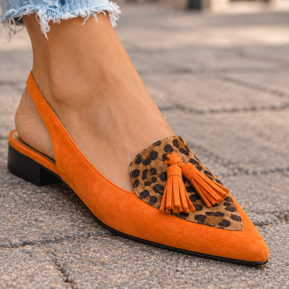 Vitale Tassel Slingbacks - Lead Product Detail
