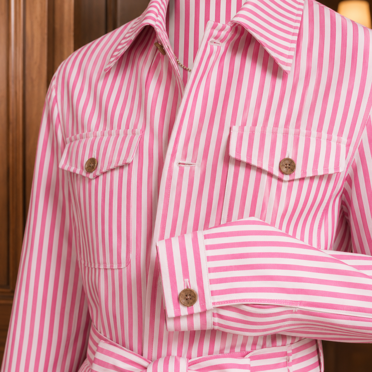 Vincent Safari Jacket - Lead Product Detail