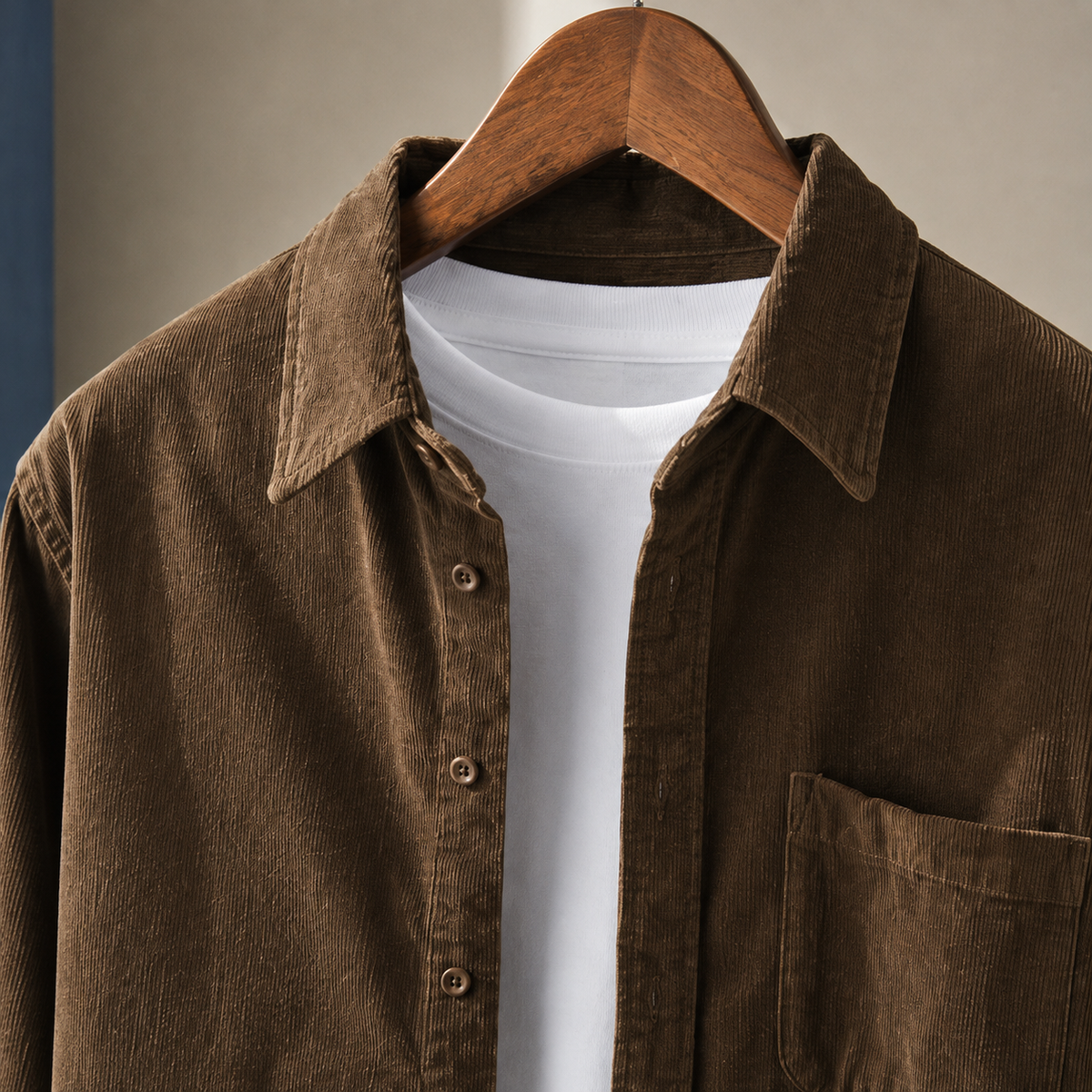 Beckett Corduroy Shirt - Lead Product Detail