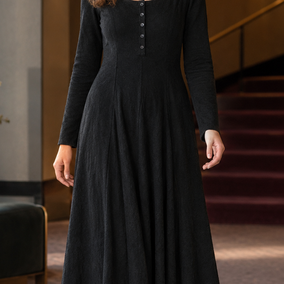 Shannon-June Scoop Neck Dress - Lead Product Detail